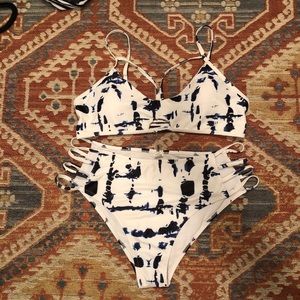 Tie dye bikini set